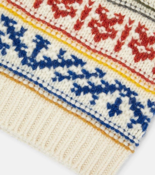 Bernina jacquard cashmere beanie