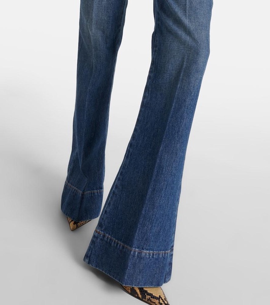 Robinia high-rise flared jeans