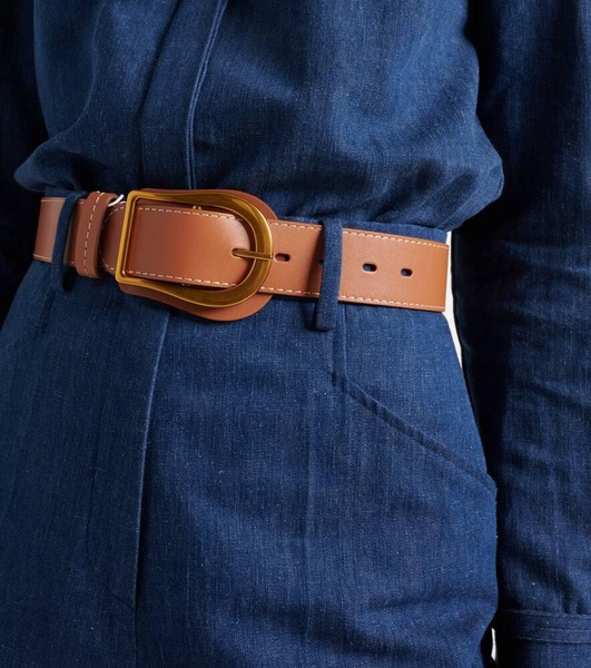 Leather belt