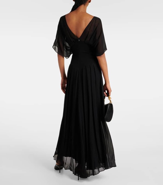 Murge draped silk gown