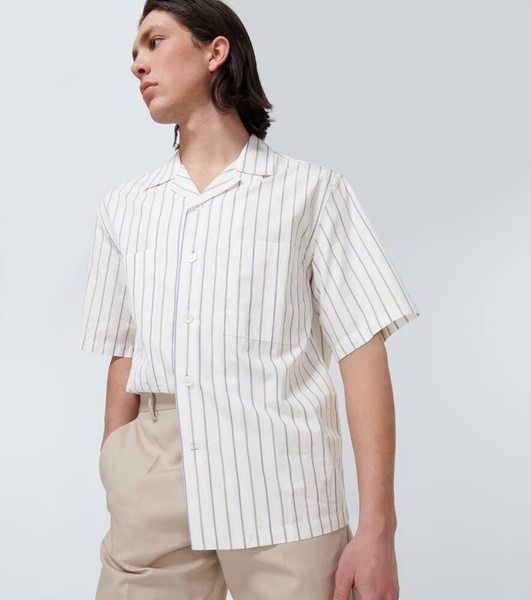 Solana Talian pinstriped cotton poplin shirt