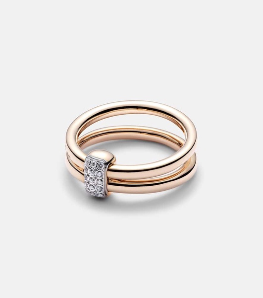 Pomellato Together 18kt rose gold ring with diamonds