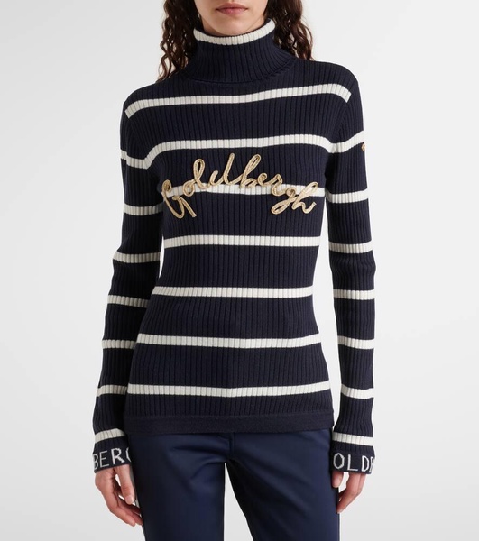 Mimi striped logo sweater