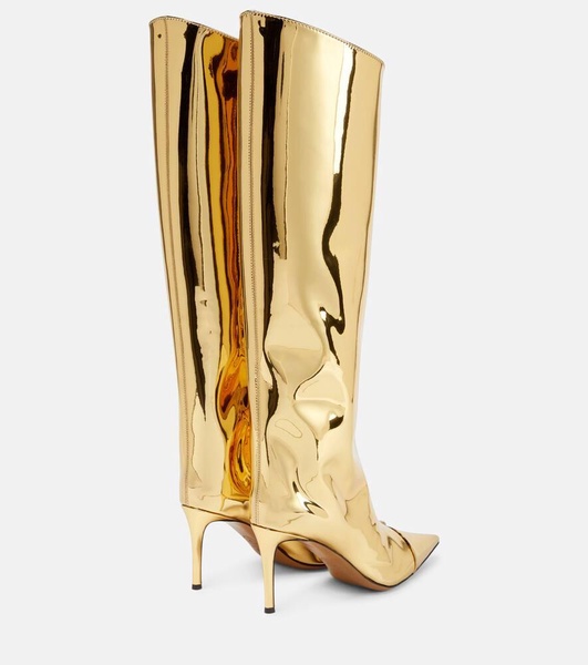 Alex 85 metallic knee-high boots