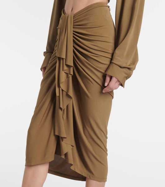 Vivenda jersey midi skirt