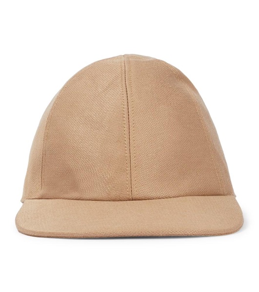 Linen baseball cap