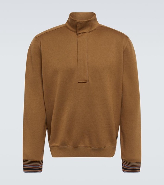 Whitney cotton and cashmere jersey sweatshirt