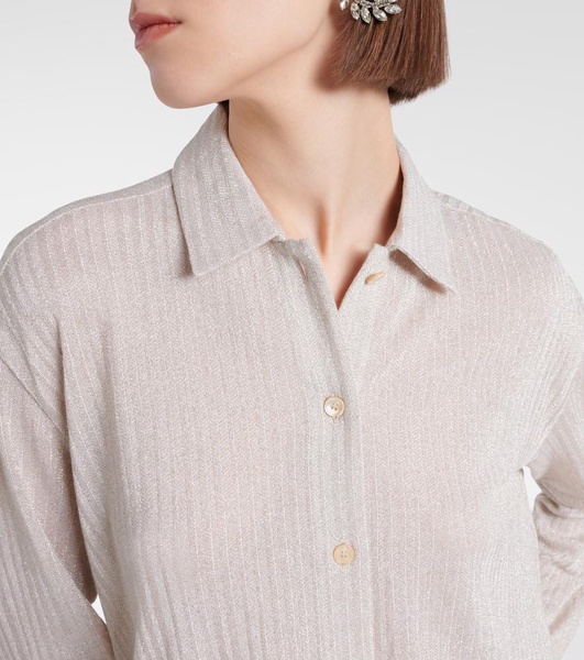 Cotton-blend shirt