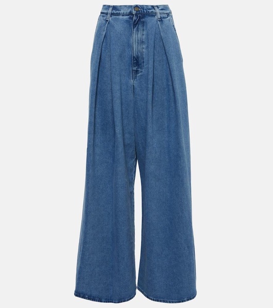 High-rise wide-leg jeans