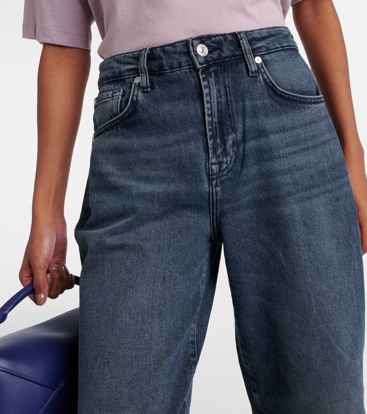 Jayne high-rise tapered jeans