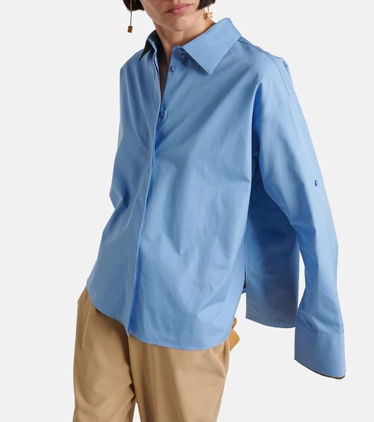 Cotton poplin shirt