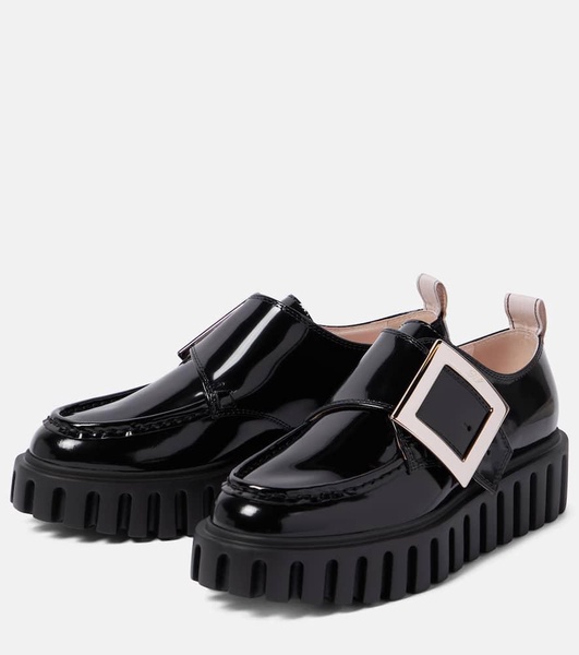 Viv' Go-Thick patent leather platform loafers