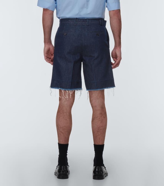 Denim Bermuda shorts