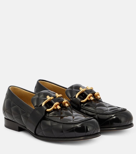 Monsieur quilted leather loafers