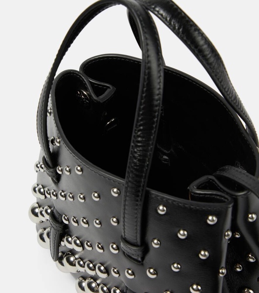 Mina 20 embellished leather tote bag