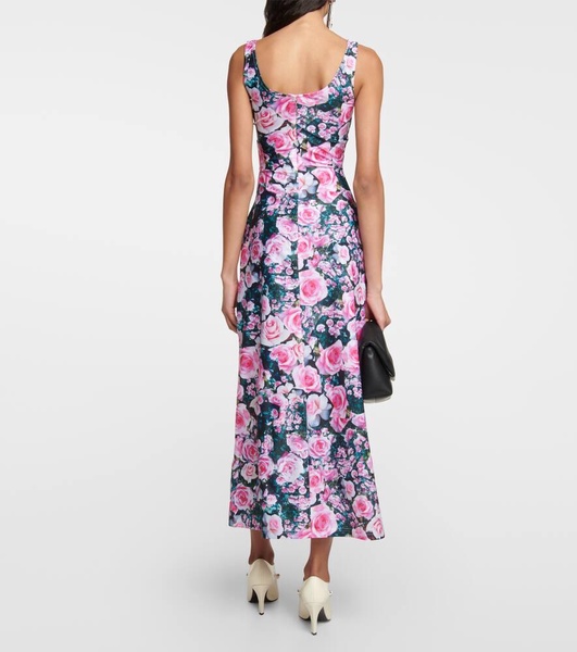 Floral midi dress