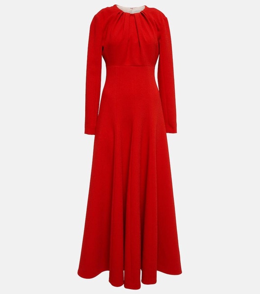 Elmira crêpe midi dress