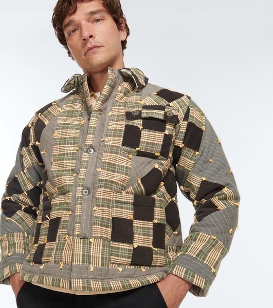 Corduroy Nine Patch Quilt jacket