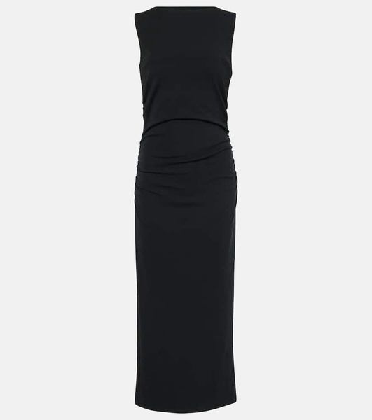 Charissa cotton-blend jersey midi dress