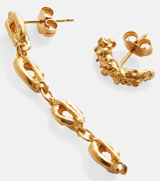 The Trailblazer 24kt gold-plated earrings