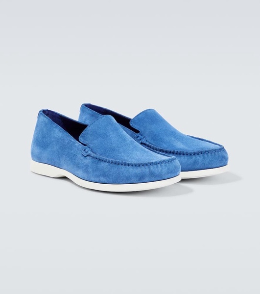 Monaco suede loafers