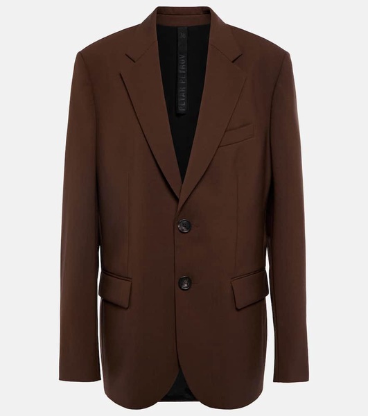 Ilan single-breasted wool blazer