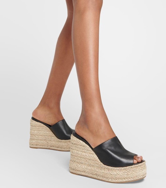 Ariella Zeppa leather espadrille sandals