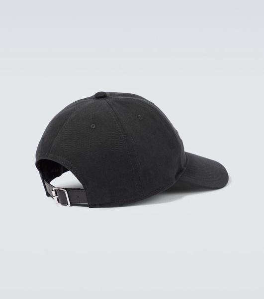 Logo cotton canvas baseball cap