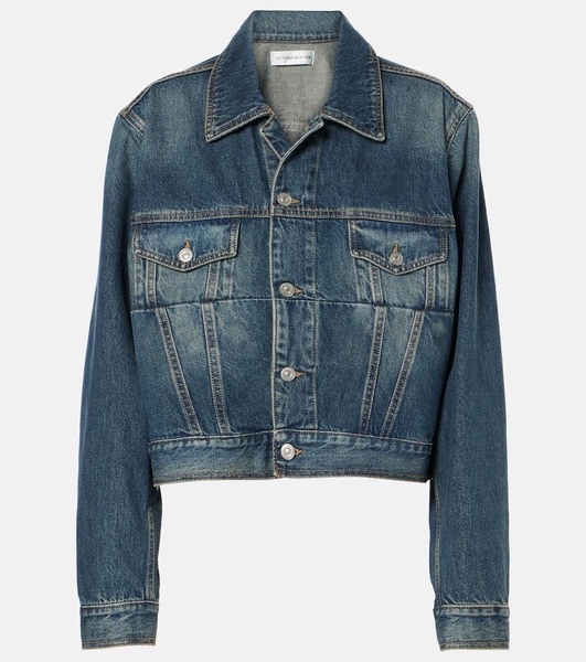 Cropped denim jacket