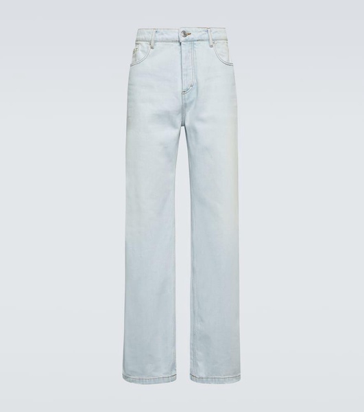 Mid-rise denim jeans