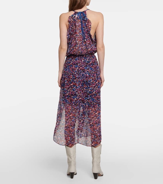 Fadelo printed chiffon maxi dress