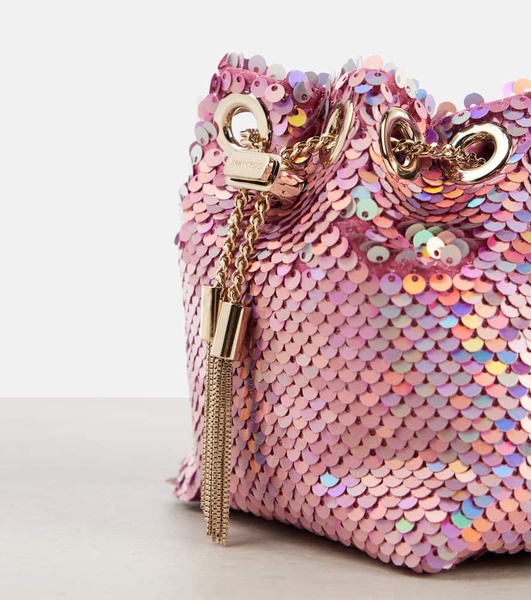 Bon Bon Micro sequined bucket bag