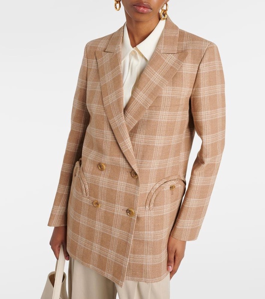 Seven Seas Everyday cotton and linen-blend blazer