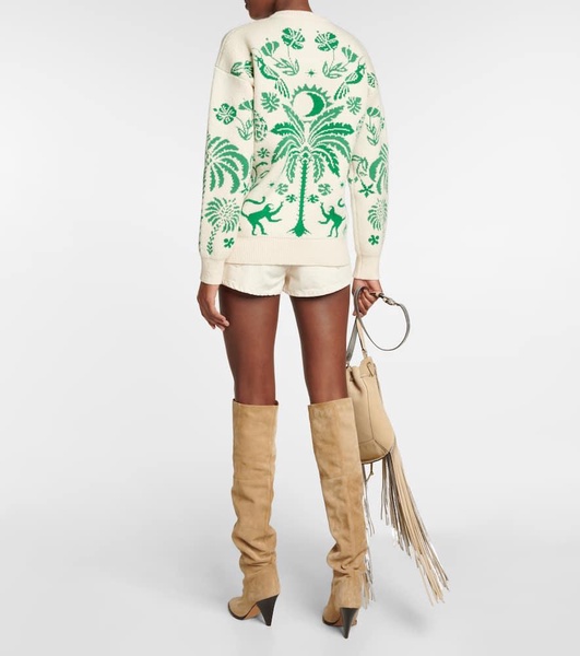 Explosion of Nature jacquard sweater