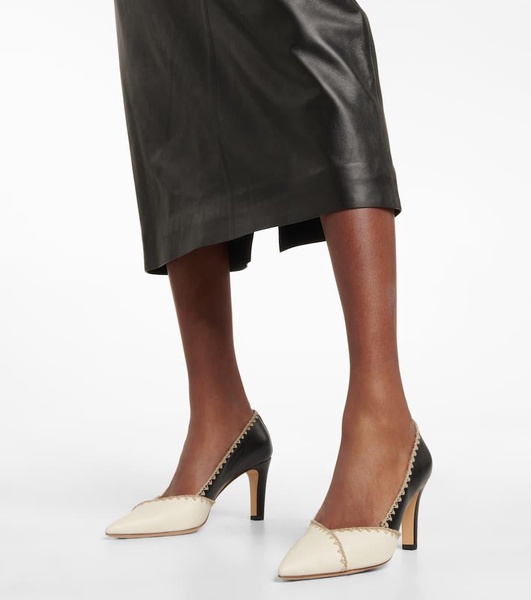 Aster leather pumps