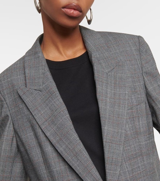 Precious checked wool blazer