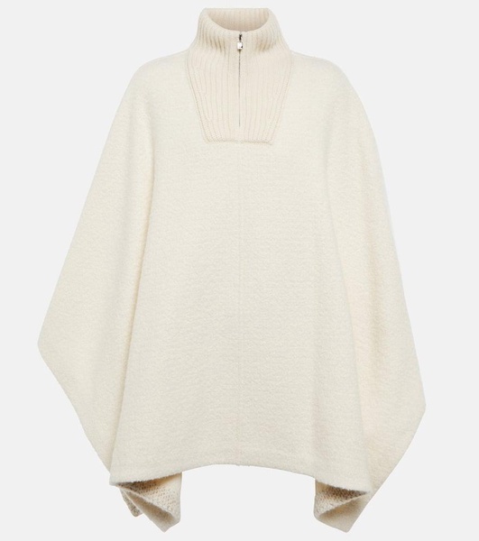 Britney cashmere and silk poncho