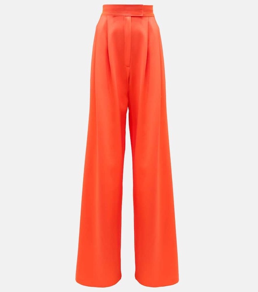 Patton wide-leg crepe satin pants