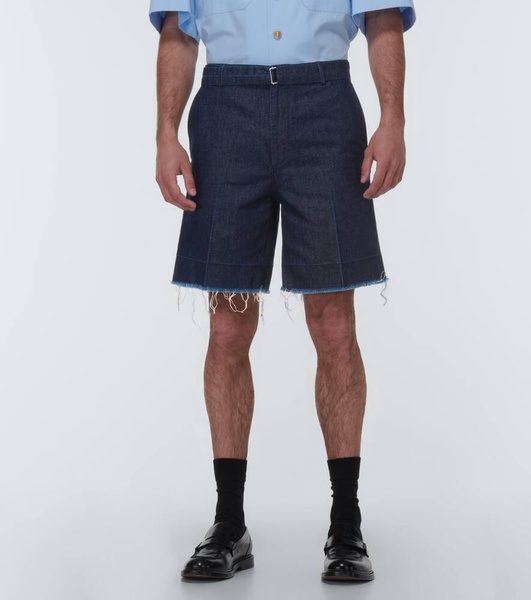 Denim Bermuda shorts