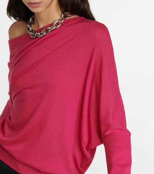 Cashmere and silk sweater