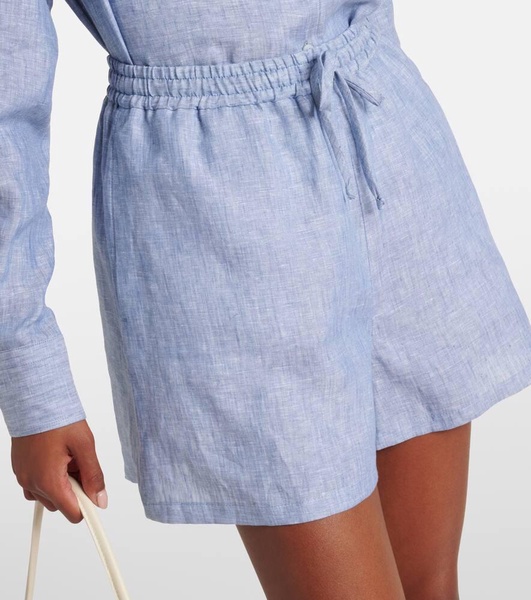 Perth linen Bermuda shorts