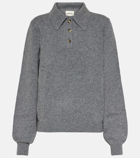 Joey cashmere-blend polo sweater