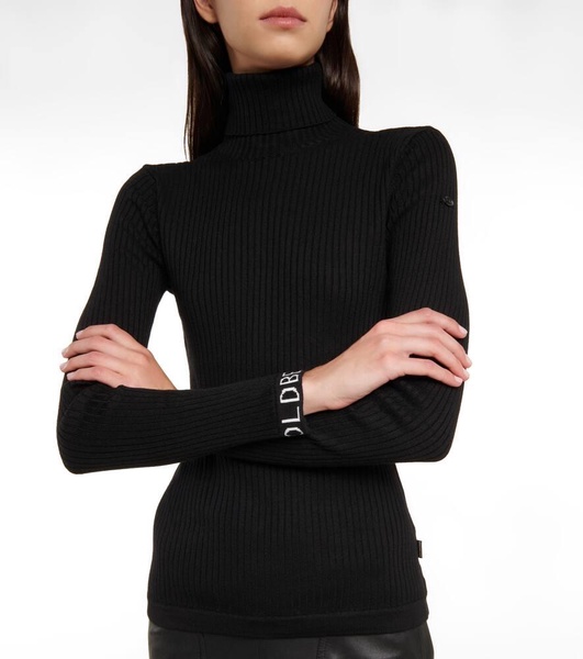 Mira ribbed-knit turtleneck sweater