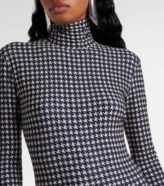 Houndstooth gown