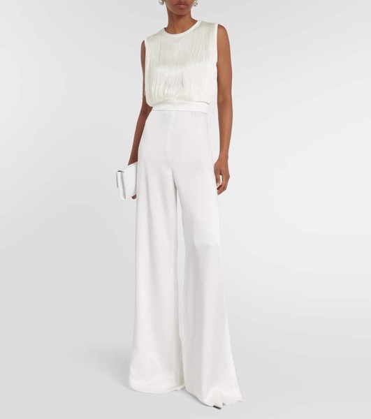 Bridal Beirut satin jumpsuit