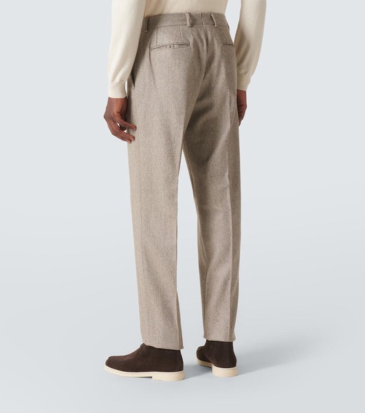 Anden wool tapered pants