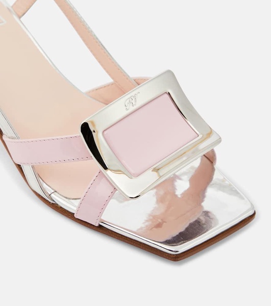 Belle Vivier 45 patent leather sandals