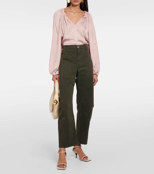 Brylie cotton twill cargo pants