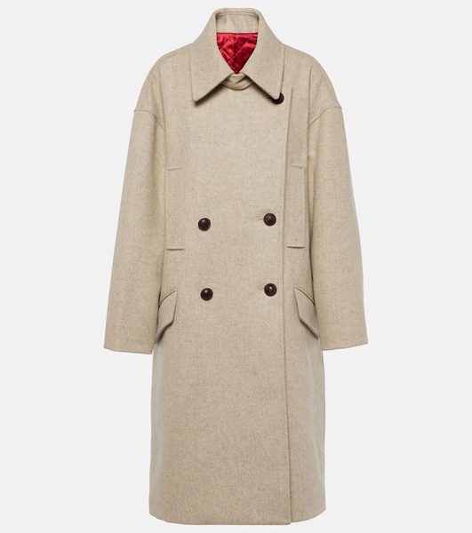 Fabiola oversized wool coat