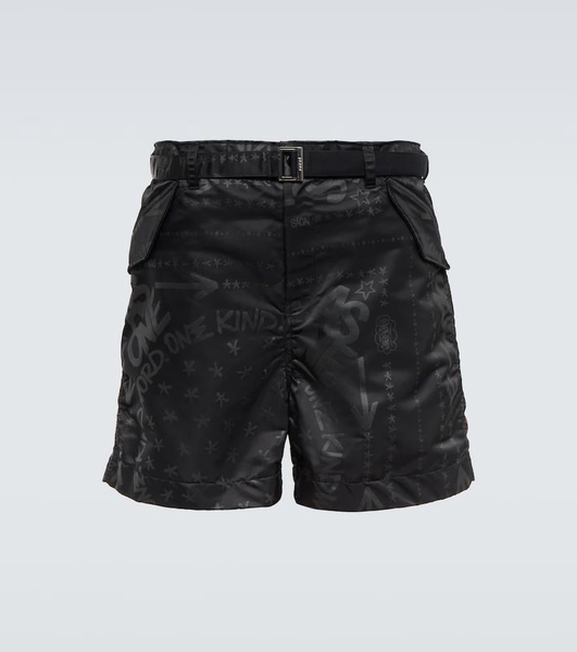 x Eric Haze printed shorts